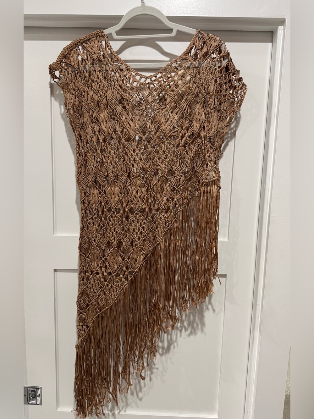 Muche & Muchette crochet fringe coverup.  One size fits most